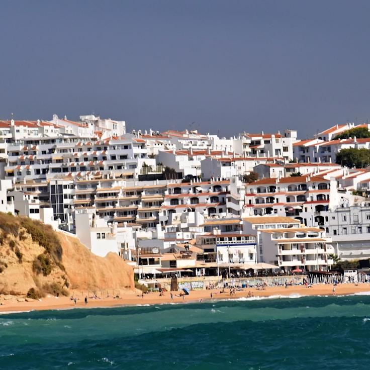 Entertainment zone at night in Germany